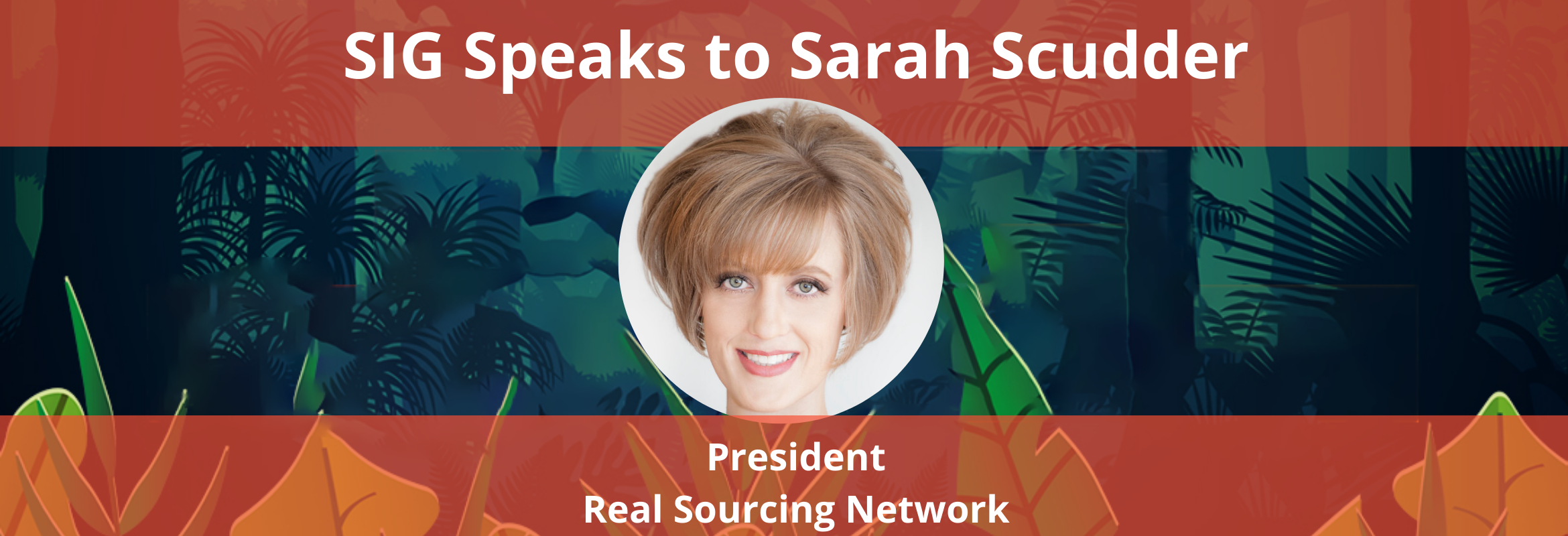 Sarah Scudder will present at the SIG Procurement Technology Summit